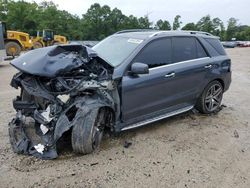 Salvage cars for sale at Hampton, VA auction: 2016 Mercedes-Benz GLE 350 4matic