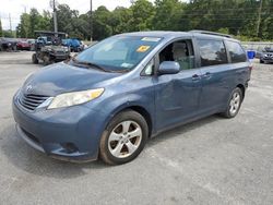 Salvage cars for sale at Savannah, GA auction: 2017 Toyota Sienna LE