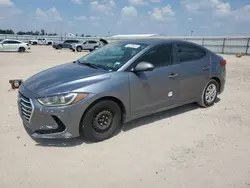 Flood-damaged cars for sale at auction: 2018 Hyundai Elantra SE