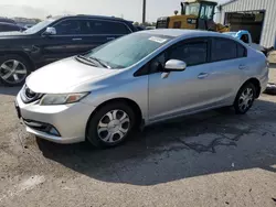 Salvage cars for sale at Chicago Heights, IL auction: 2015 Honda Civic Hybrid