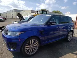 Land Rover salvage cars for sale: 2016 Land Rover Range Rover Sport SVR