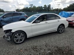 Mercedes-Benz salvage cars for sale: 2015 Mercedes-Benz C 300 4matic