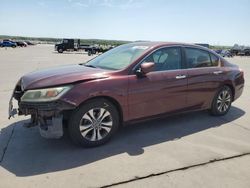 2014 Honda Accord LX en venta en Grand Prairie, TX