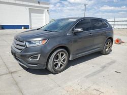 Ford salvage cars for sale: 2017 Ford Edge Titanium