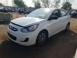 Salvage cars for sale at Elgin, IL auction: 2012 Hyundai Accent GLS