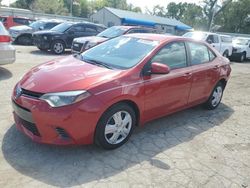 Salvage cars for sale at Wichita, KS auction: 2016 Toyota Corolla L