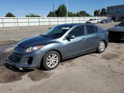 Salvage cars for sale at Littleton, CO auction: 2012 Mazda 3 I