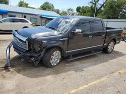 Salvage cars for sale at Wichita, KS auction: 2010 Ford F150 Supercrew