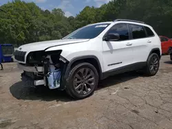 Jeep salvage cars for sale: 2021 Jeep Cherokee Latitude LUX