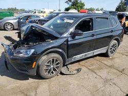 Volkswagen salvage cars for sale: 2021 Volkswagen Tiguan SE