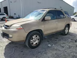 Salvage cars for sale at Jacksonville, FL auction: 2002 Acura MDX