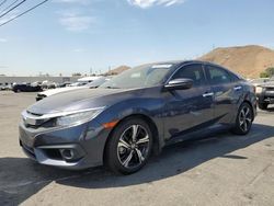 Carros salvage a la venta en subasta: 2017 Honda Civic Touring