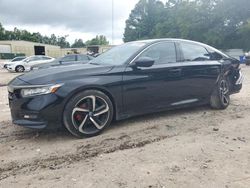 Salvage cars for sale at Knightdale, NC auction: 2018 Honda Accord Sport