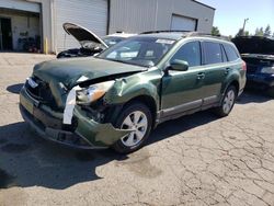 Salvage cars for sale at Woodburn, OR auction: 2011 Subaru Outback 2.5I Premium