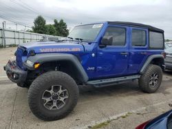 Jeep salvage cars for sale: 2018 Jeep Wrangler Unlimited Sport