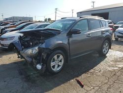 Salvage cars for sale at Chicago Heights, IL auction: 2014 Toyota Rav4 XLE