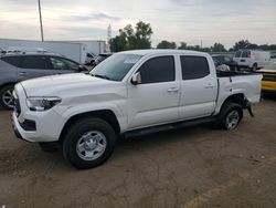 Salvage cars for sale at Woodhaven, MI auction: 2022 Toyota Tacoma Double Cab