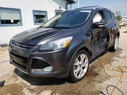 Salvage cars for sale at Pekin, IL auction: 2016 Ford Escape Titanium