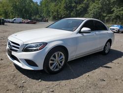 Vehiculos salvage en venta de Copart Marlboro, NY: 2019 Mercedes-Benz C 300 4matic