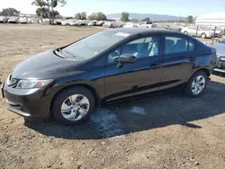 Honda salvage cars for sale: 2015 Honda Civic LX