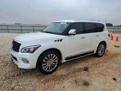 Salvage cars for sale at Temple, TX auction: 2015 Infiniti QX80