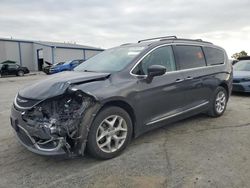 Salvage cars for sale at Tulsa, OK auction: 2017 Chrysler Pacifica Touring L