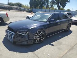 Salvage cars for sale at Sacramento, CA auction: 2013 Audi A8 L Quattro