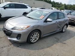 Salvage cars for sale at Exeter, RI auction: 2012 Mazda 3 S