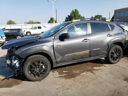 Subaru Crosstrek Vehiculos salvage en venta: 2024 Subaru Crosstrek Wilderness