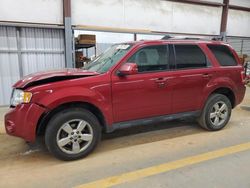 Salvage cars for sale at Mocksville, NC auction: 2012 Ford Escape Limited