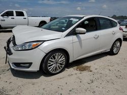 Salvage cars for sale at Houston, TX auction: 2018 Ford Focus Titanium