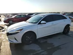 Salvage cars for sale at Grand Prairie, TX auction: 2022 Hyundai Elantra SEL