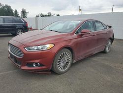 Salvage cars for sale at Portland, OR auction: 2014 Ford Fusion Titanium