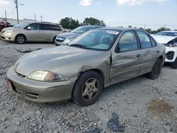 Chevrolet Cavalier salvage cars for sale: 2002 Chevrolet Cavalier Base