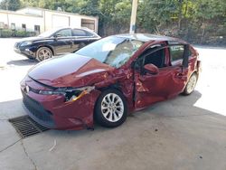 Toyota salvage cars for sale: 2022 Toyota Corolla LE