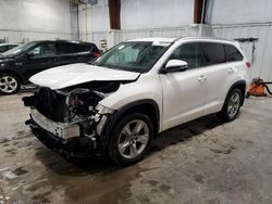 Clean Title Cars for sale at auction: 2017 Toyota Highlander Limited