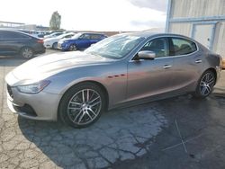 Salvage cars for sale at North Las Vegas, NV auction: 2015 Maserati Ghibli S