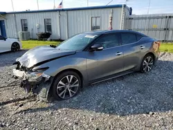 Salvage cars for sale at Tifton, GA auction: 2017 Nissan Maxima 3.5S