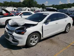 Salvage cars for sale at Sikeston, MO auction: 2018 Chevrolet Malibu LS