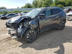 Salvage cars for sale at Davison, MI auction: 2022 Jeep Compass Limited