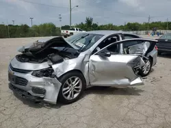 Salvage cars for sale at Indianapolis, IN auction: 2016 Chevrolet Malibu LT