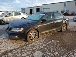 Salvage cars for sale from Copart Kansas City, KS: 2016 Volkswagen Jetta Sport