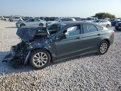 Salvage cars for sale at Taylor, TX auction: 2015 Ford Fusion S