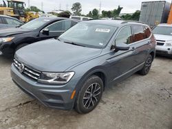 Salvage cars for sale at Sikeston, MO auction: 2021 Volkswagen Tiguan SE