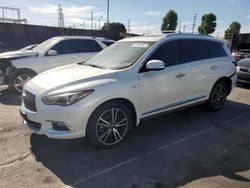 Salvage cars for sale at Wilmington, CA auction: 2017 Infiniti QX60