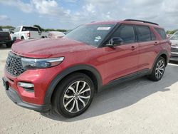 Ford salvage cars for sale: 2021 Ford Explorer ST