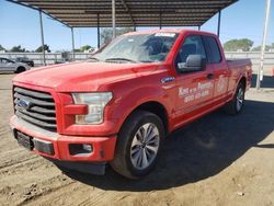 Ford salvage cars for sale: 2017 Ford F150 Super Cab