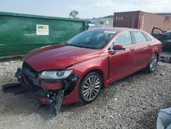 Salvage cars for sale at Hueytown, AL auction: 2017 Lincoln MKZ Select