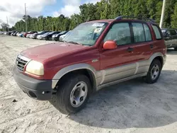 Salvage cars for sale at Savannah, GA auction: 2001 Suzuki Grand Vitara JLS Limited