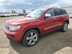 Salvage cars for sale at Rocky View County, AB auction: 2011 Jeep Grand Cherokee Overland